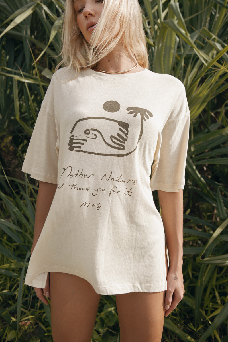 women's cotton hemp tee