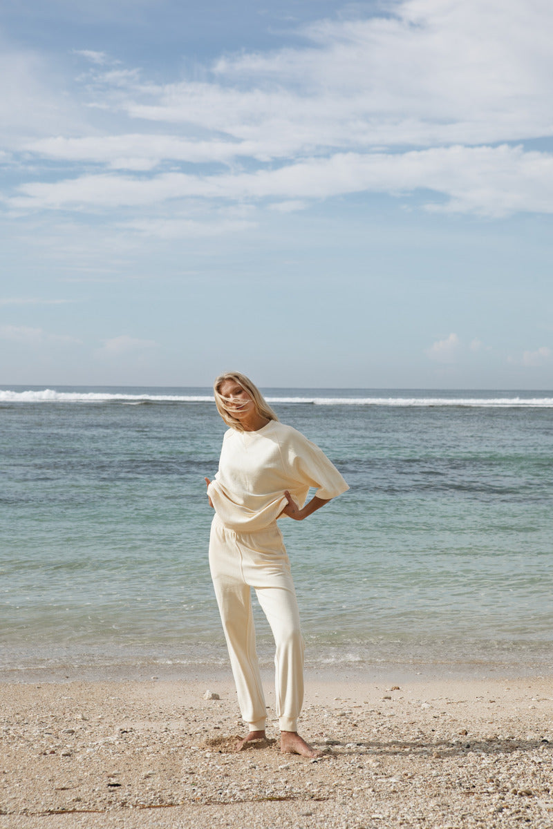 womens cotton terry set