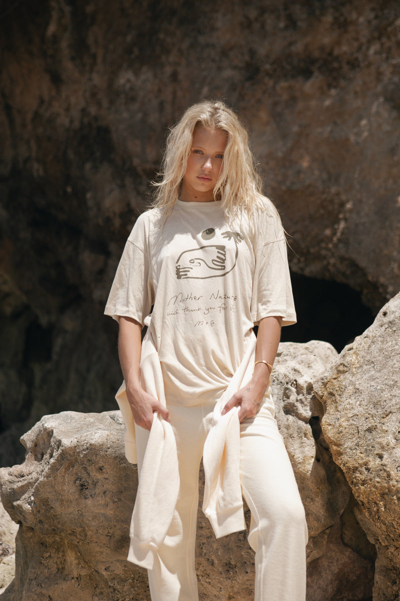 women's cotton terry tracksuit set