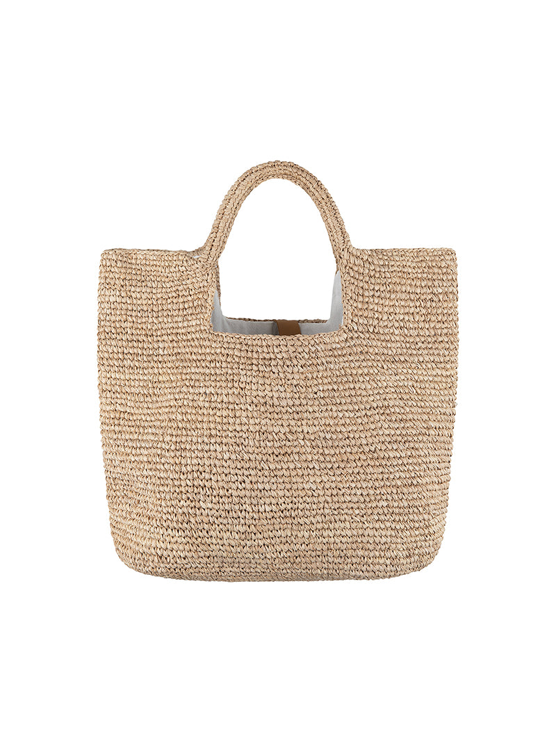 womens woven natural grass bag toast hue
