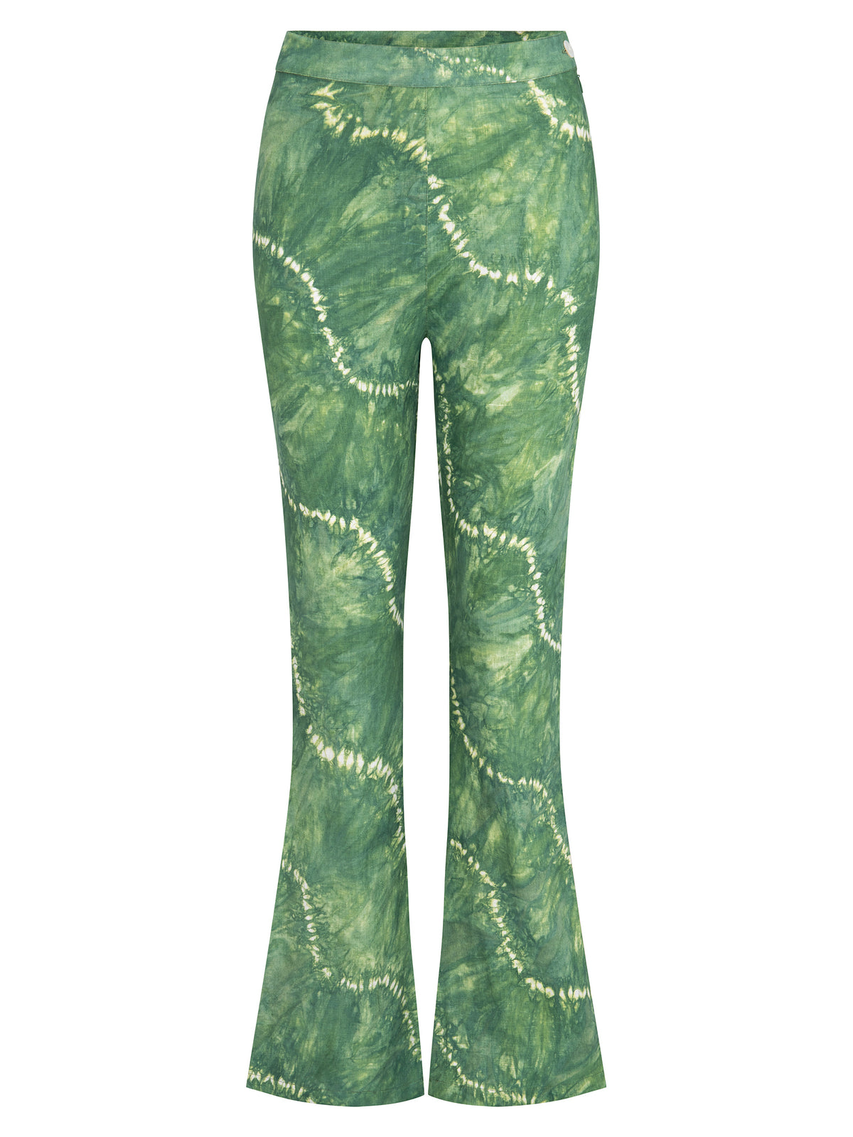 best selling tie dye green swirl pant
