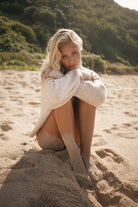 Women's Beige wool blend jumper