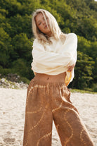 women's cotton terry butter long sleeve top