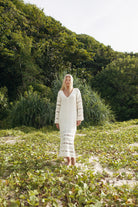 Cotton knit winter dress 