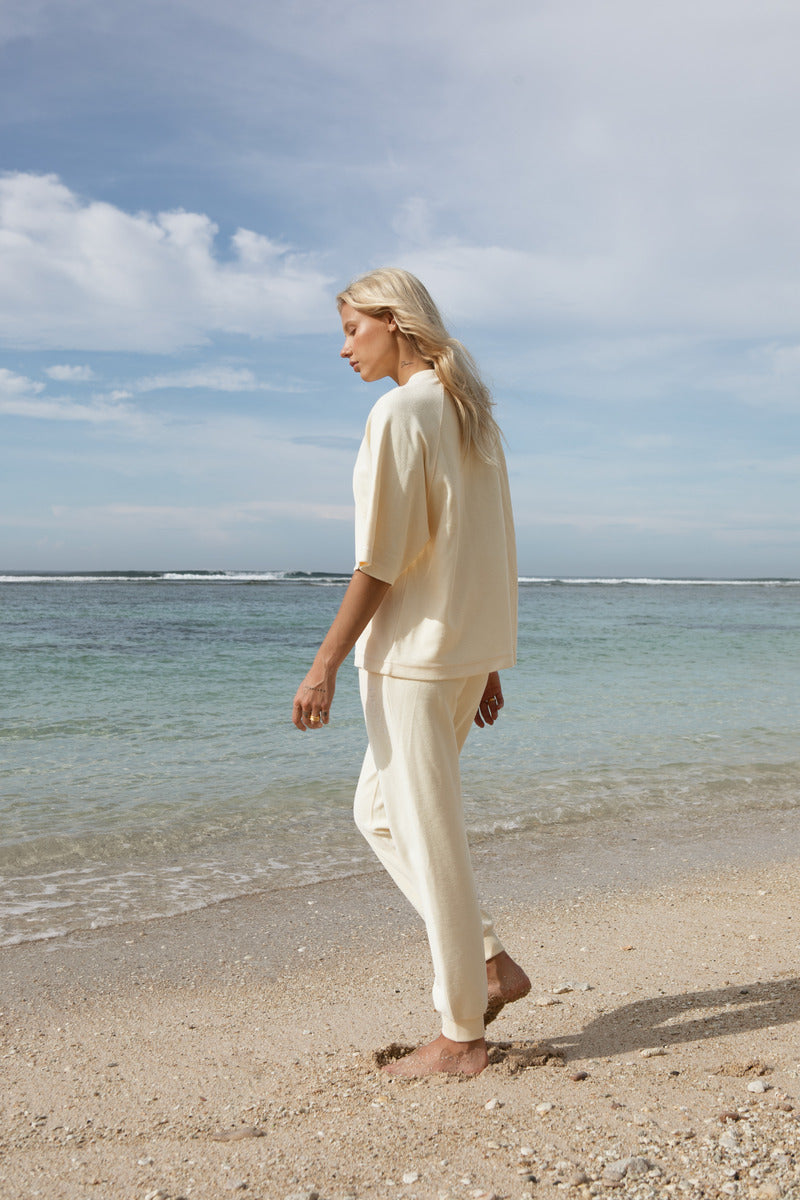 women's butter cotton terry set 