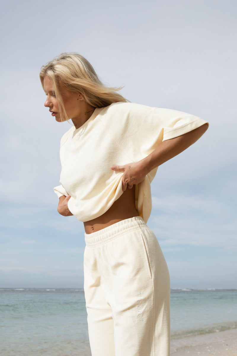 womens lemon terry tee