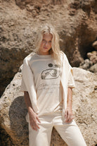 artist print cotton hemp tee