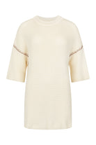 Womens cotton knitwear, ghost imagery