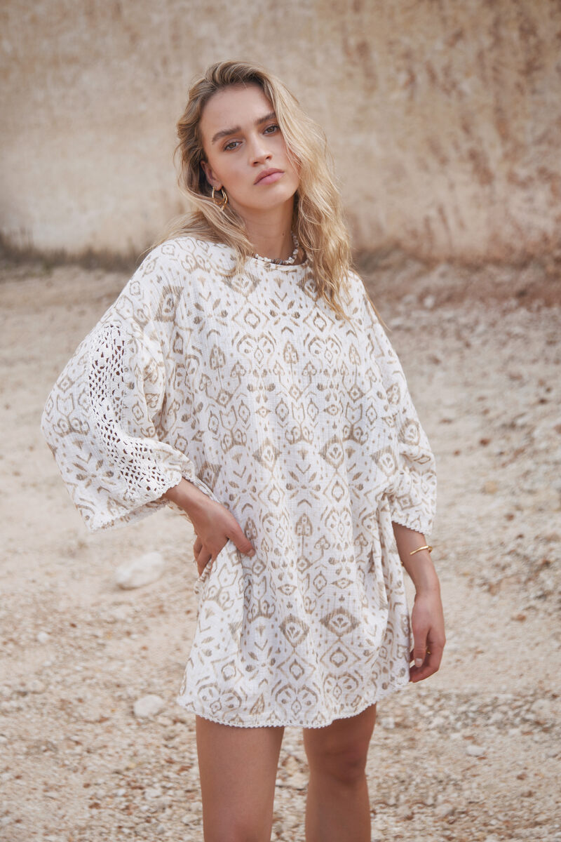 ISLAND DREAMER MINI DRESS - CREAM – Maurie and Eve
