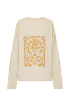 womens organic hemp cotton tee artist print