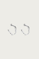 925 solid silver hoop earrings 