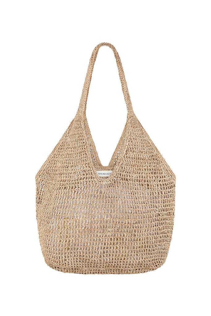 womens woven bag natural grass front view 