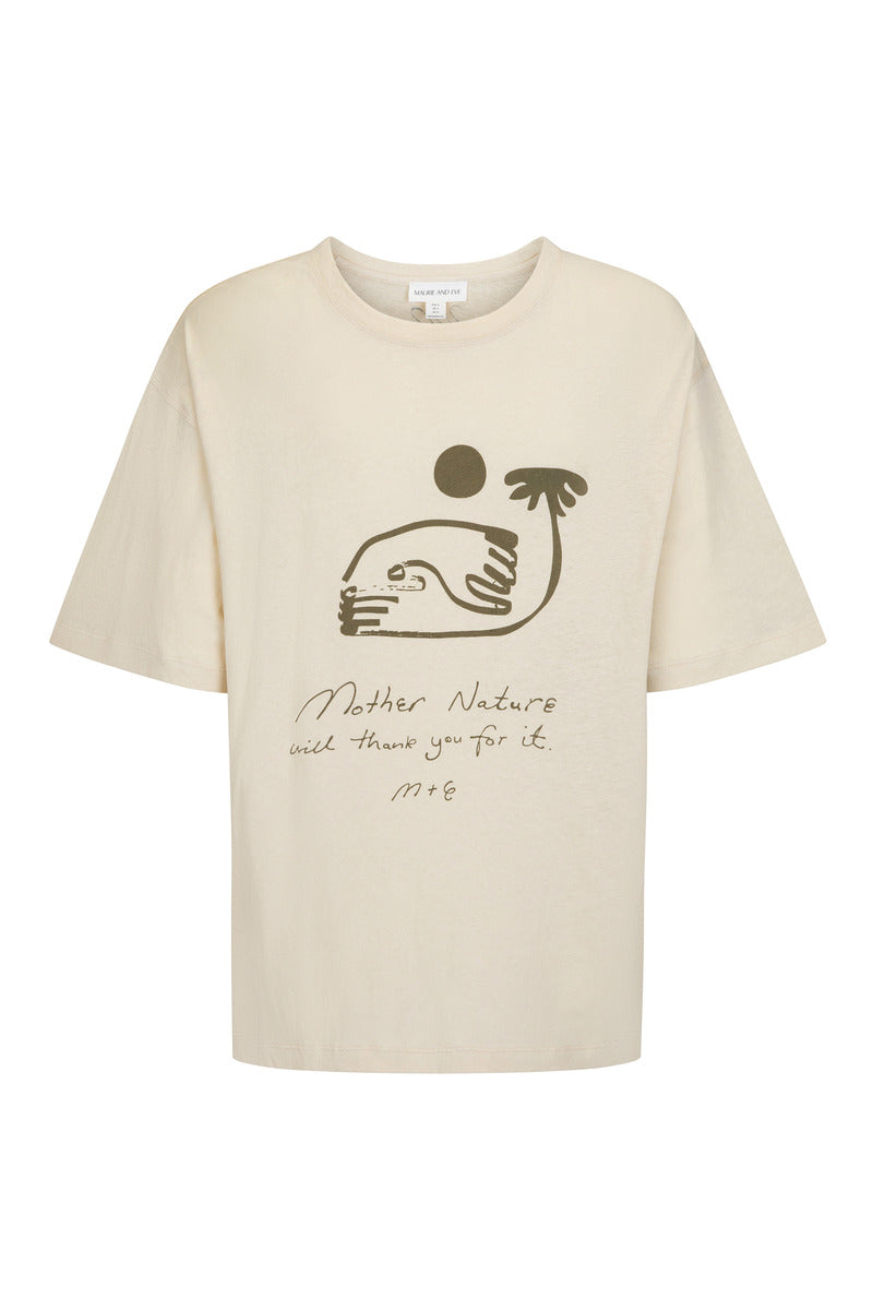 women's cotton hemp t-shirt front view