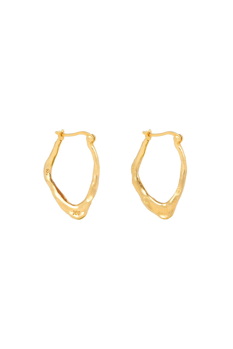 RUSTIC LANE SMALL HOOPS GOLD – Maurie and Eve