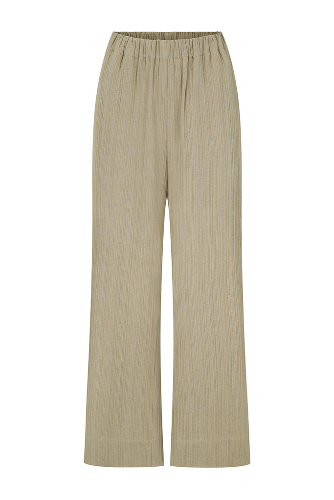 cotton linen beige pant front view