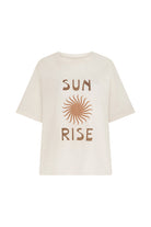 sun rise artist print tee cream