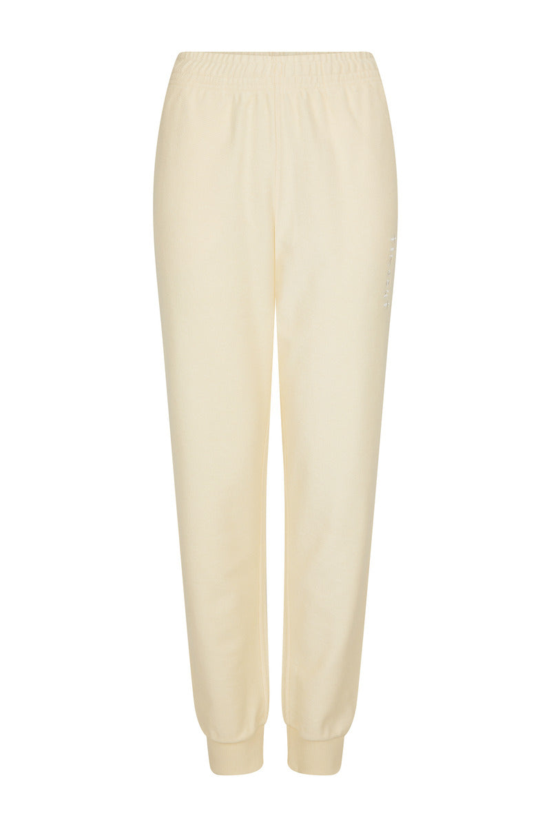 Women's cotton terry pant front view