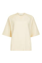 Women's cotton terry butter top front view