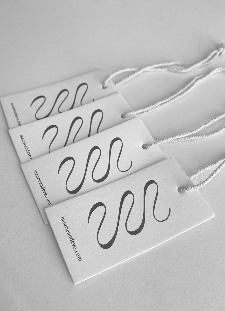 paper clothing tags with string